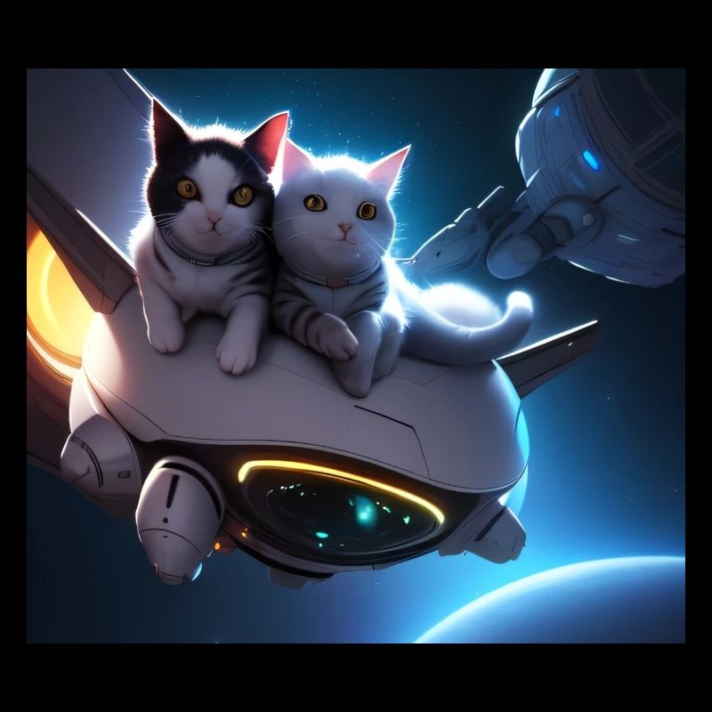 Les chats dans l’espace