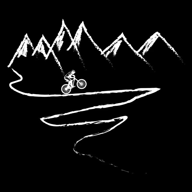 Mountain bikers, bicycles, cycling