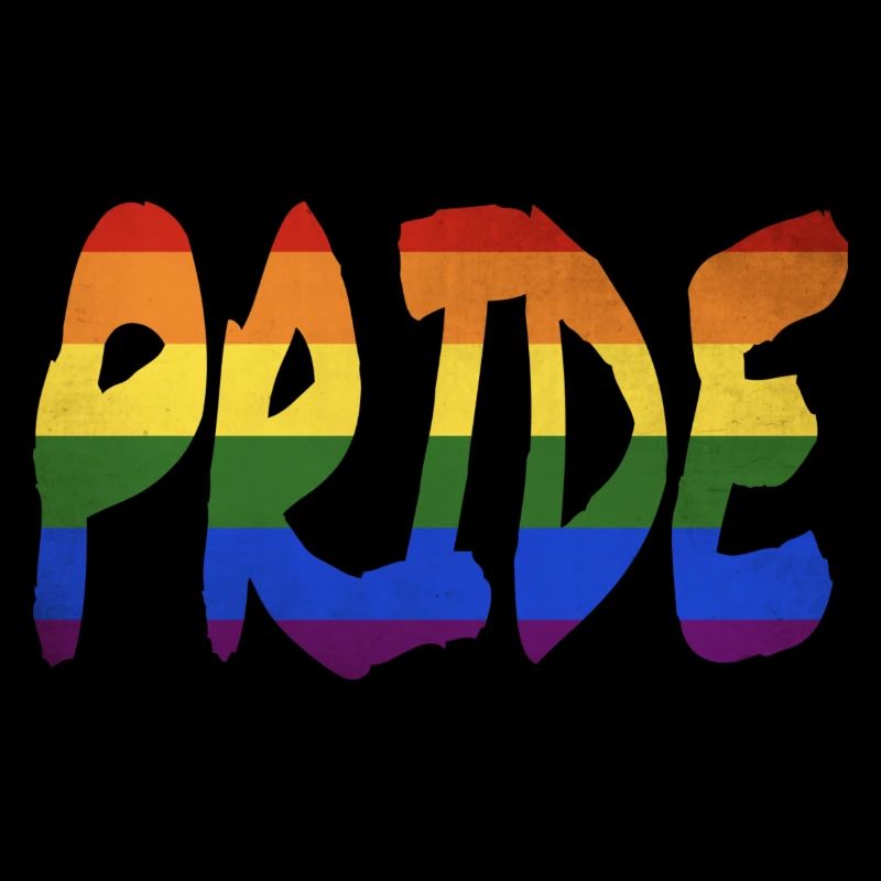 Lettrage LGBT+ Pride