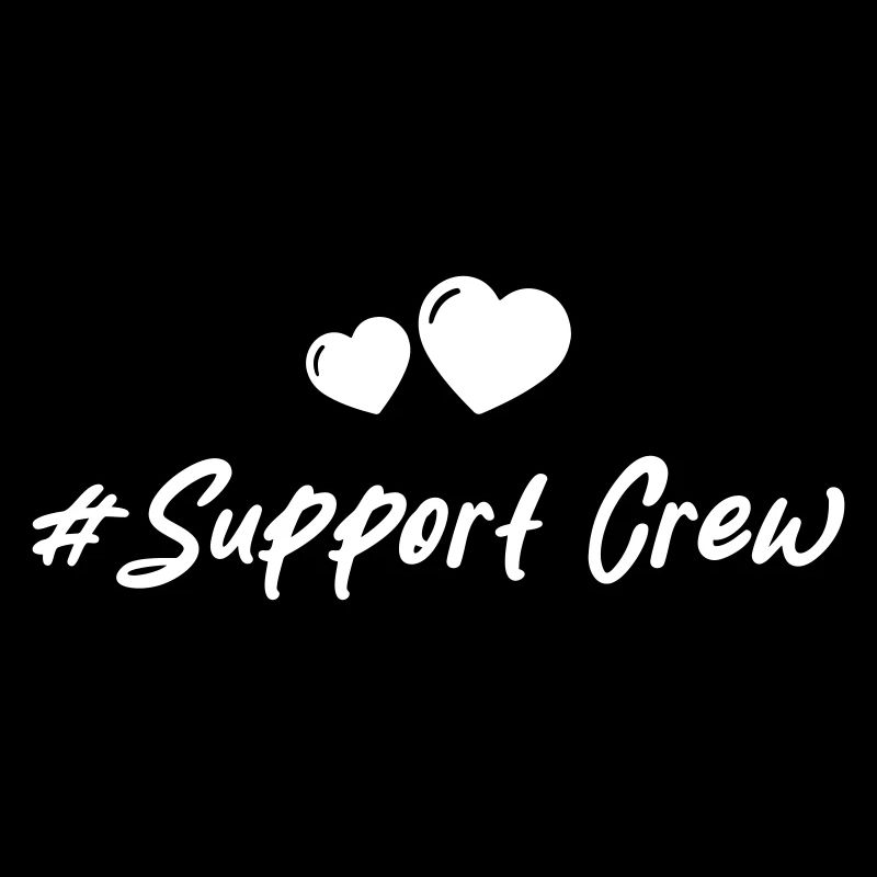 Support Crew Heart Love