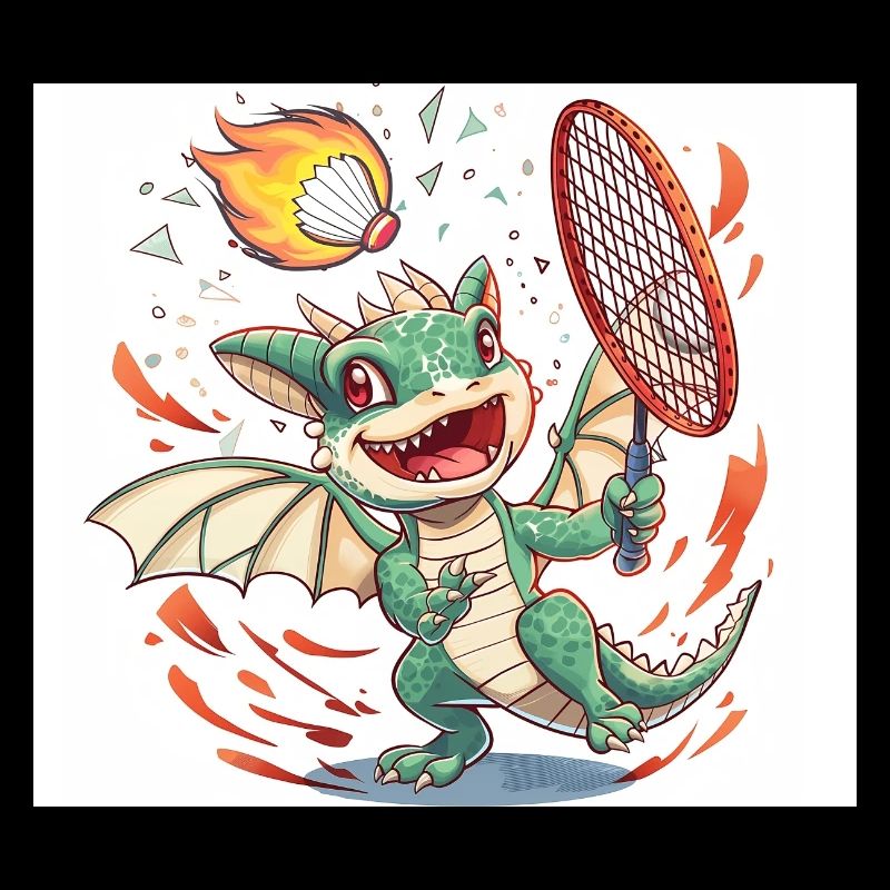 Badminton Drache