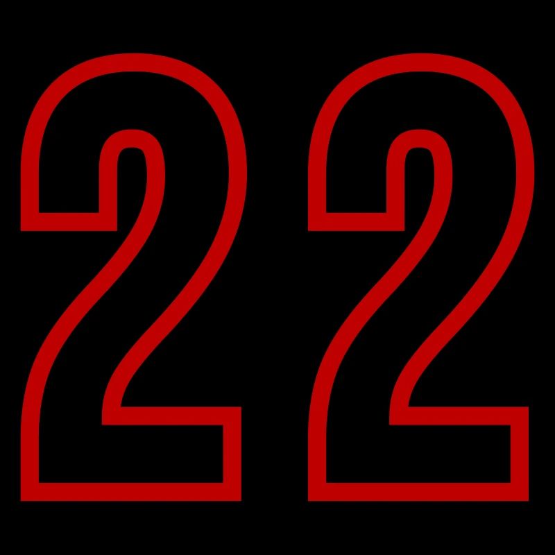 22 Number Years Jersey