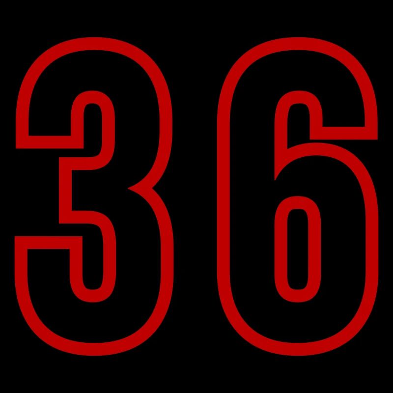 36 Number Years Jersey
