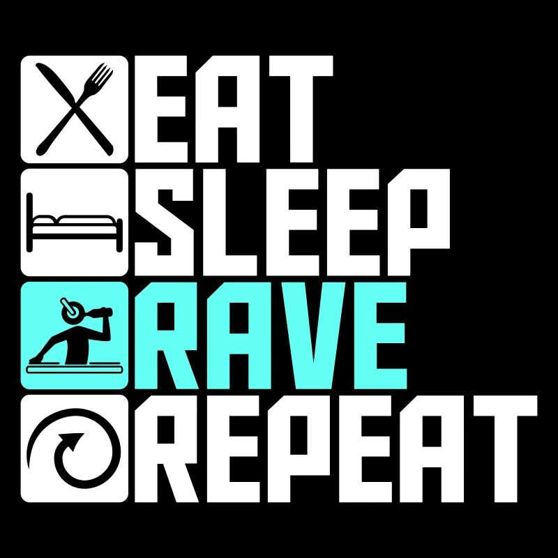 Manger dormir rave répéter nourriture sommeil corbeau disant