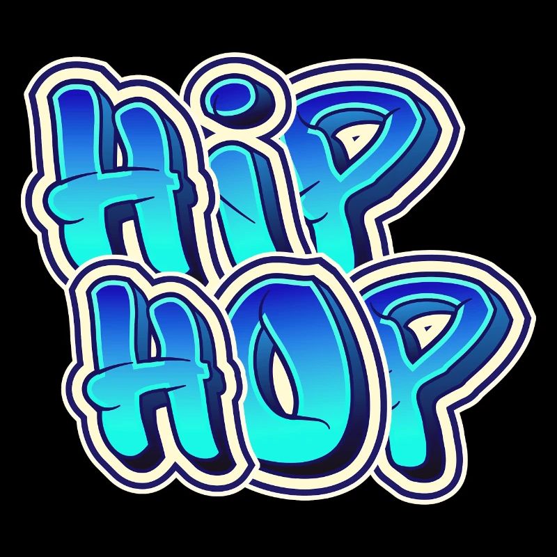 Hip Hop Text Graffiti