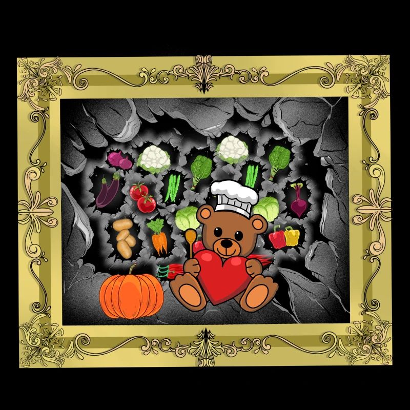 Teddy Cook Cooks Cook Teddy Bear