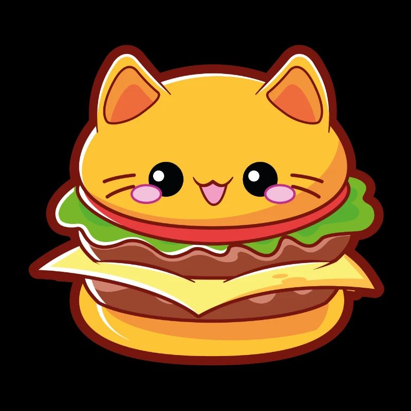 Burger Cat / Burger Katze moodrush