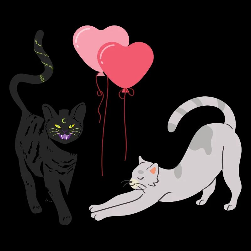 Chats ballons