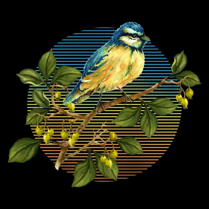 Oiseau coloré