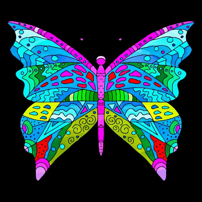 Papillon coloré