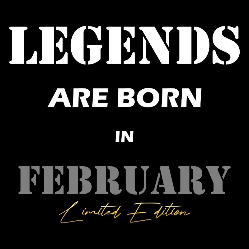February Legends Gift white