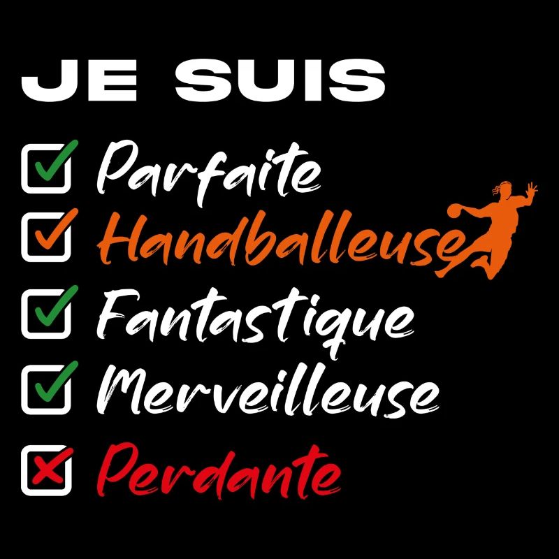 Handballeuse et non perdante