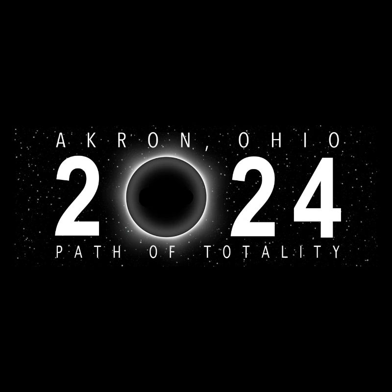 Eclipse solaire Akron Ohio 8 avril 2024