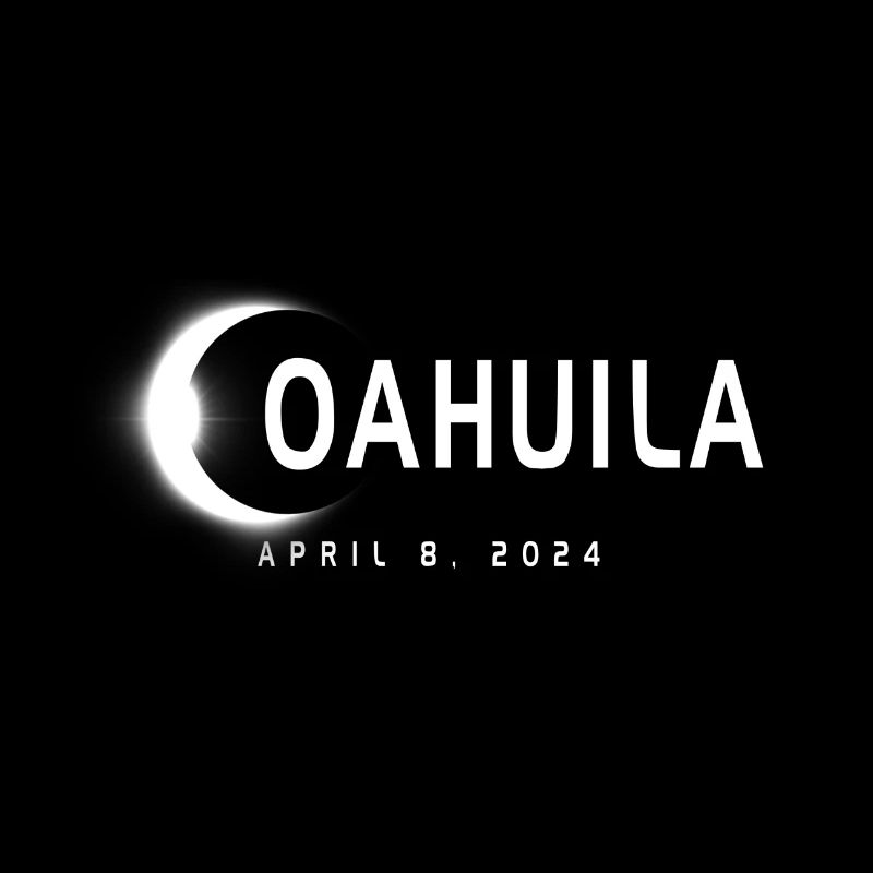 Coahuila Mexique Eclipse Souvenir 8 avril 2024