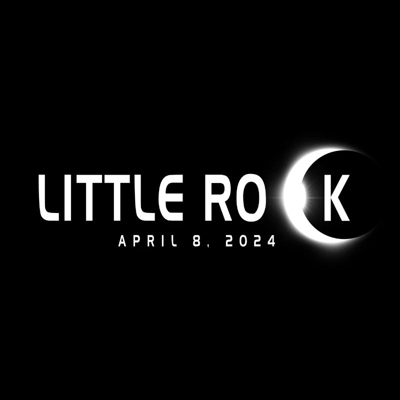 Little Rock Arkansas Eclipse Souvenir April 8th