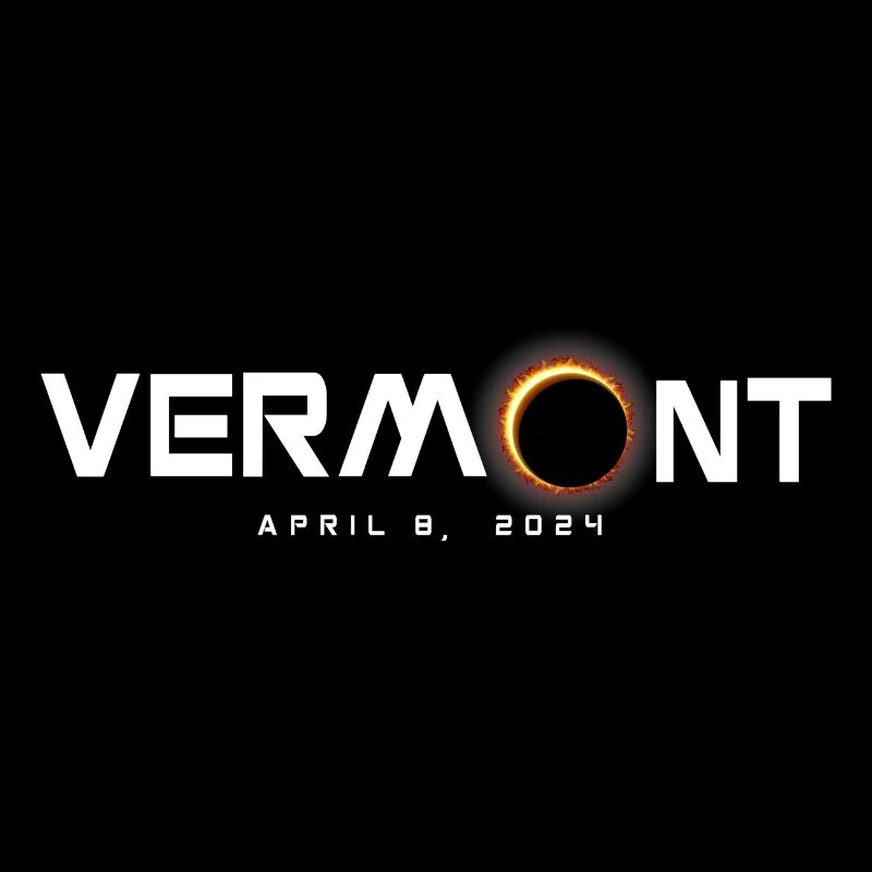 Vermont 2024 Eclipse Souvenir 8 avril