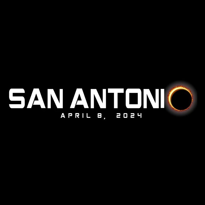 San Antonio Texas 2024 Eclipse Souvenir April 8