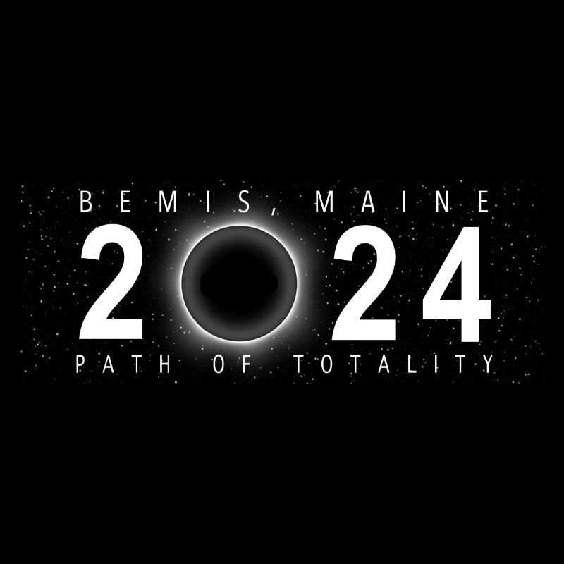 Eclipse de Soleil Bemis Maine 8 avril 2024