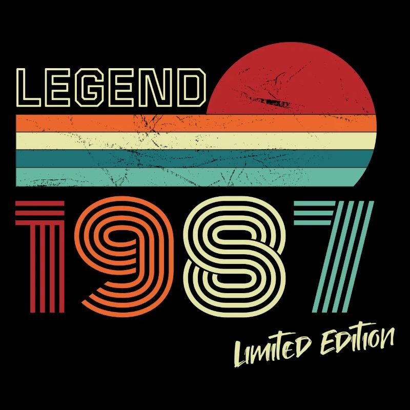 Legend 1987 Geburtstagsshirt Geschenk Jubiläum Par