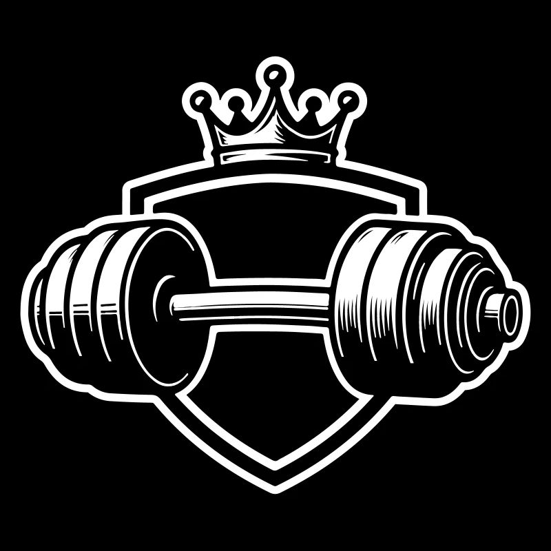 Hantel Gym Workout Logo