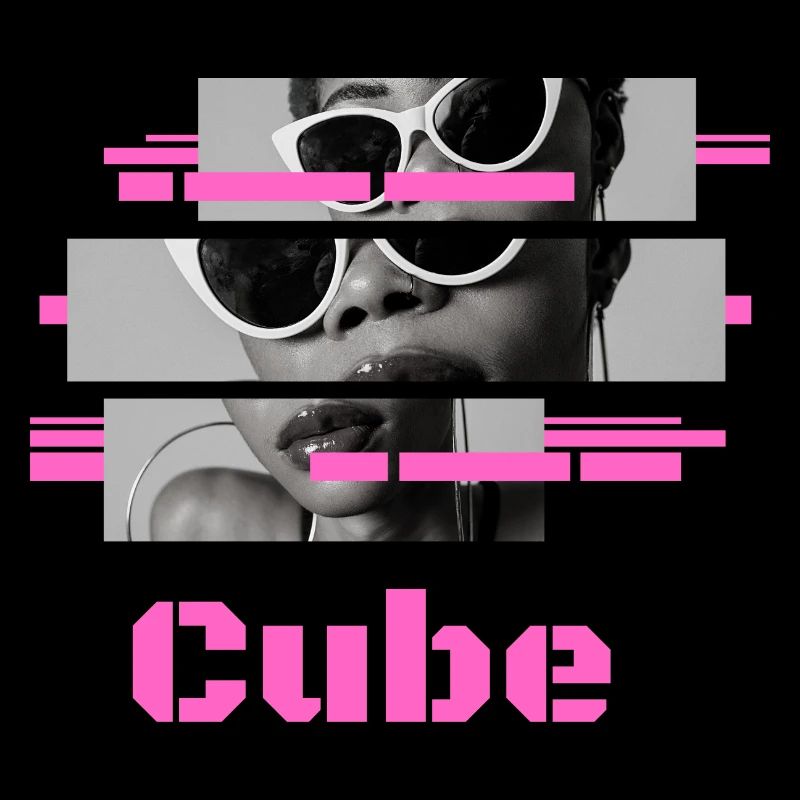 Sonnenbrille "Pink" Cube