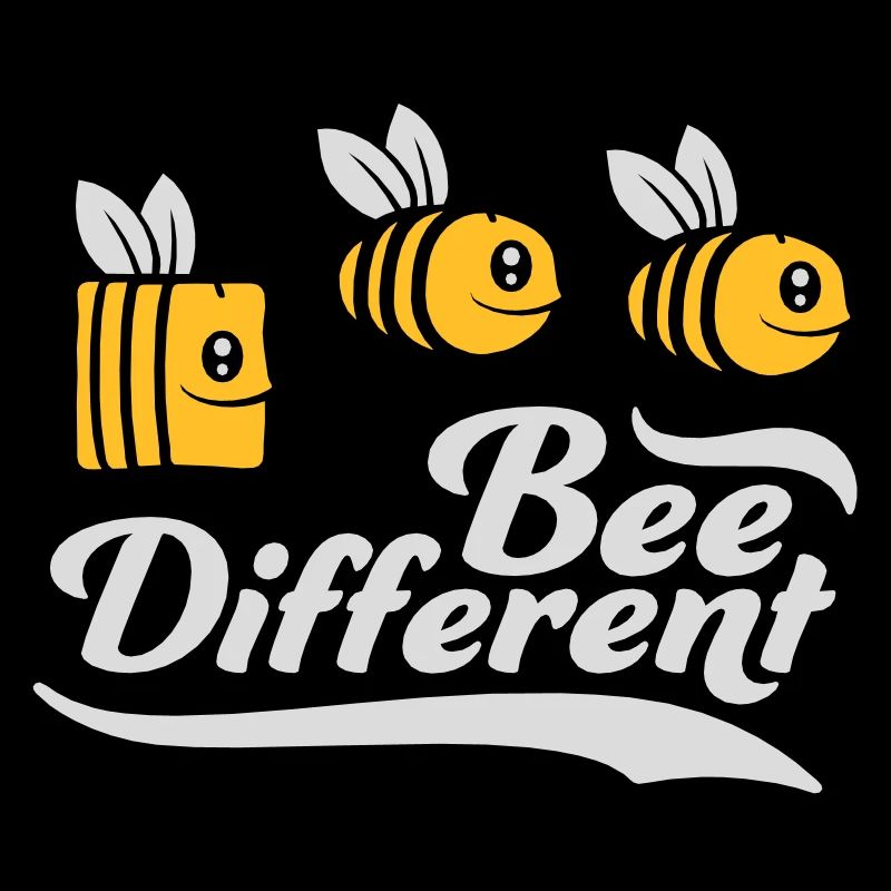 bee different Spruch Zitat