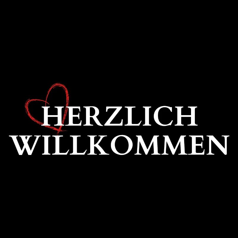 Herzlich Willkommen Herz Liebe