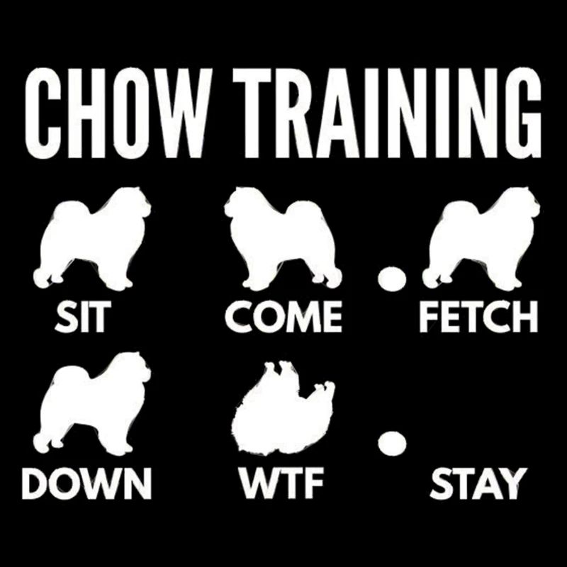 Chow Training Chow Chow Dog Tricks T Shirt
