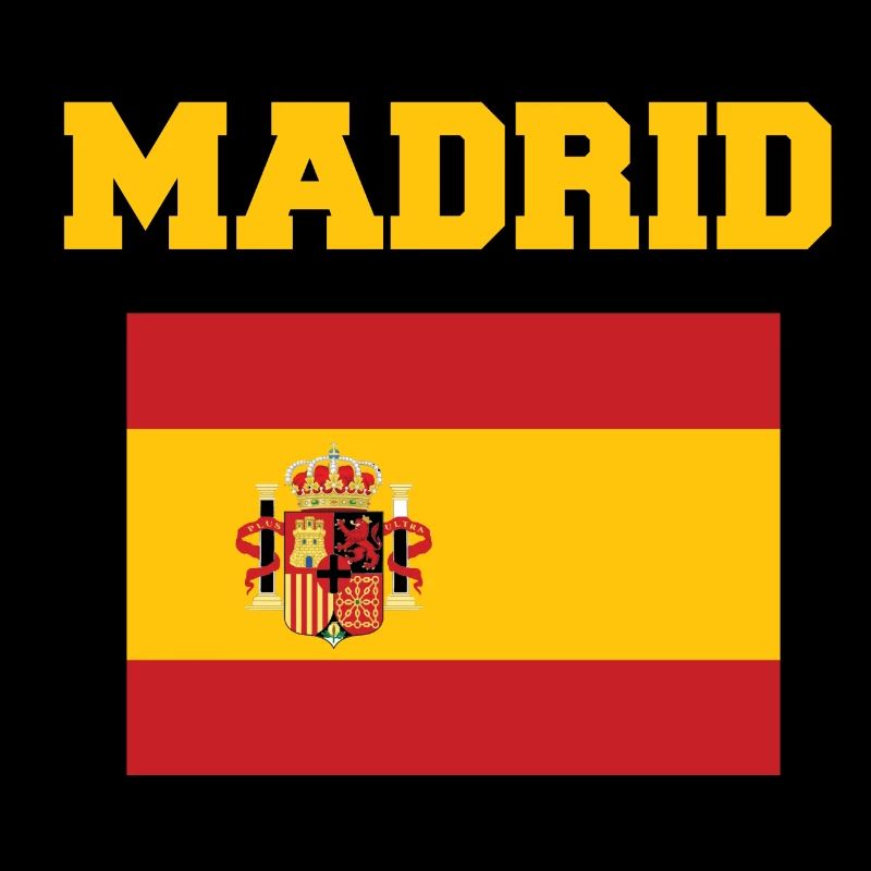 Madrid Espagne Drapeau