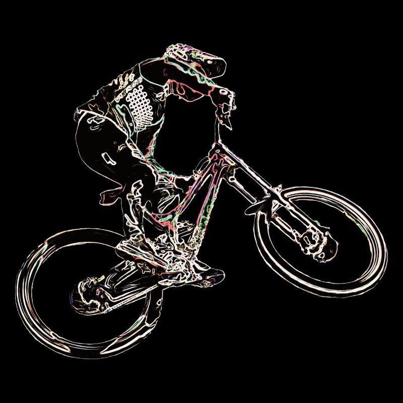 Downhill mountain biking