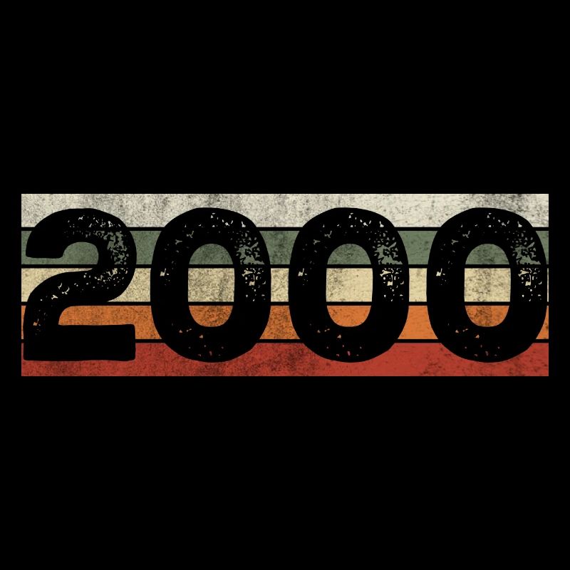 Vintage 2000 Retro 2000 Birthday Gift