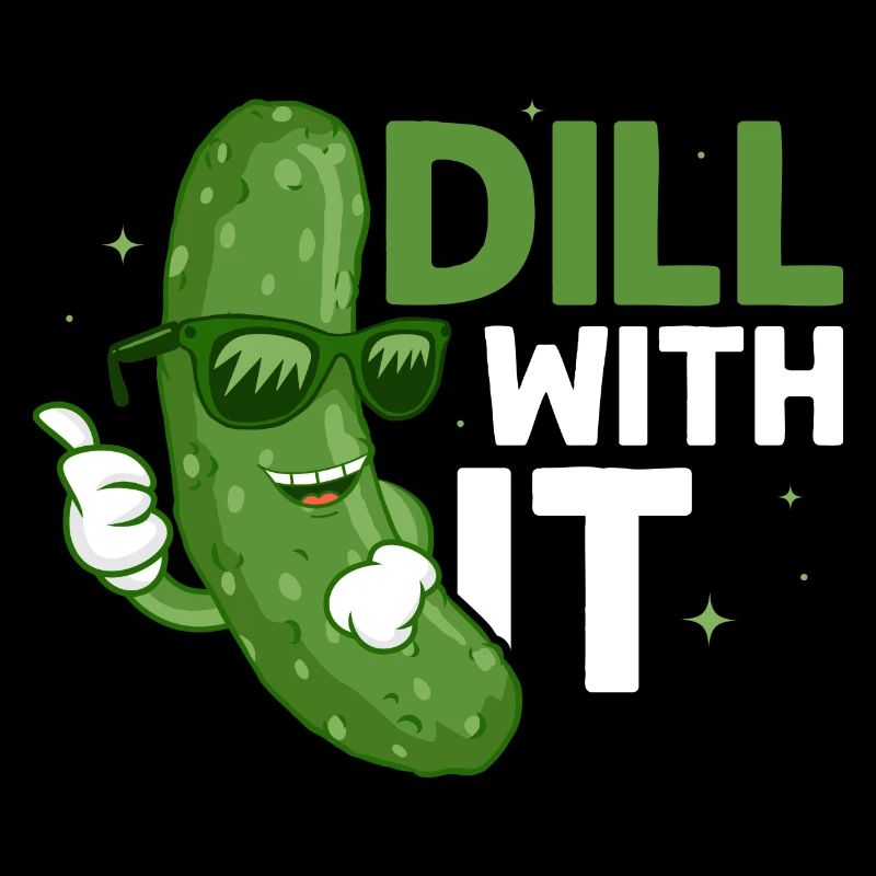 Aneth avec son cornichon Concombre végétalien