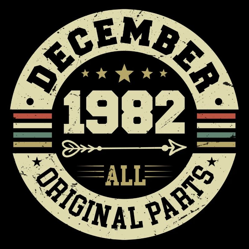 Légendes Anniversaire Décembre 1982 Naissance Cadeau
