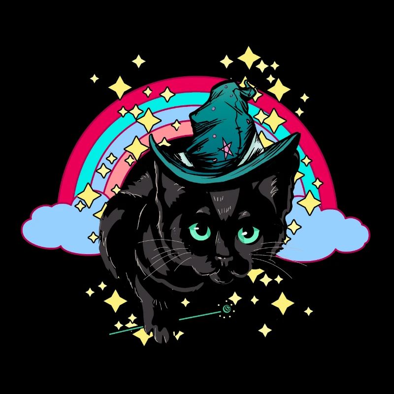 Magic Rainbow Spell Cat Magic