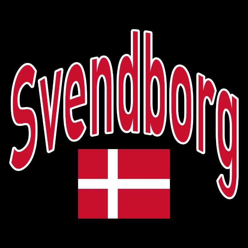 Drapeau de Svendborg Danemark