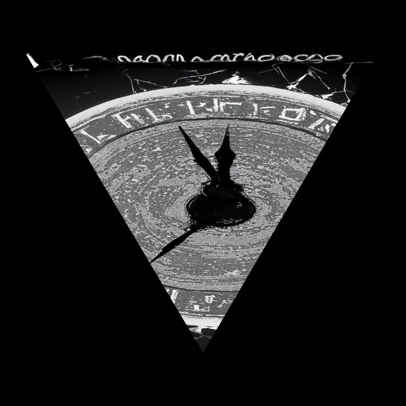 Black and Grey Clock Design