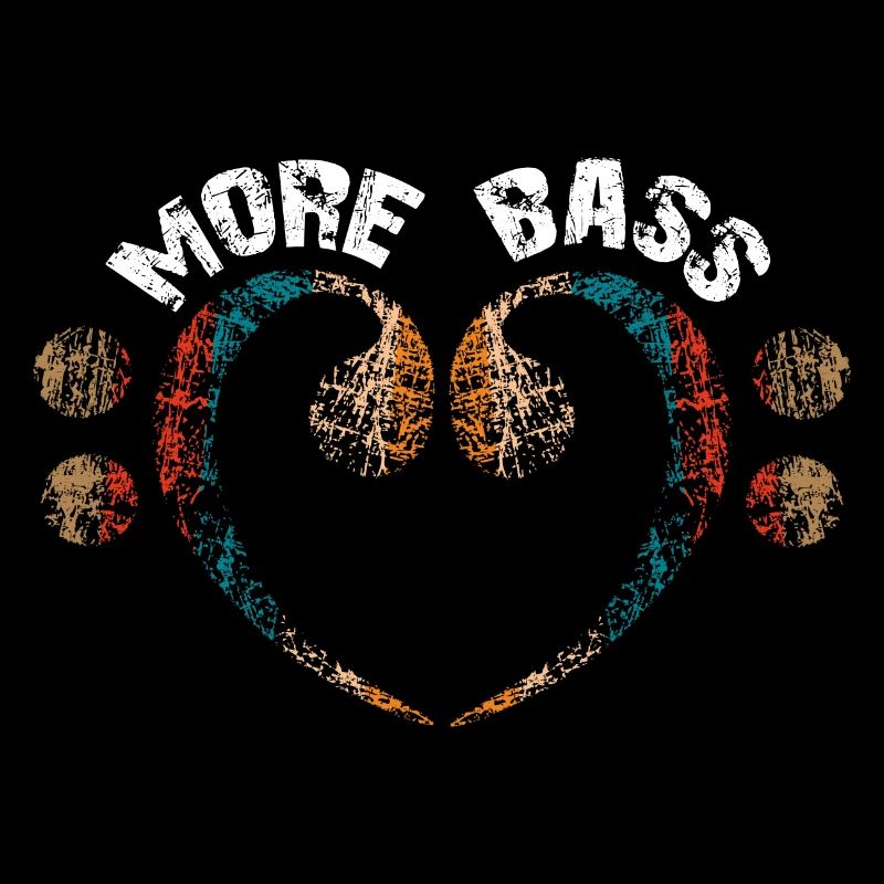 Plus de basses s’il vous plaît, grosse clé de fa