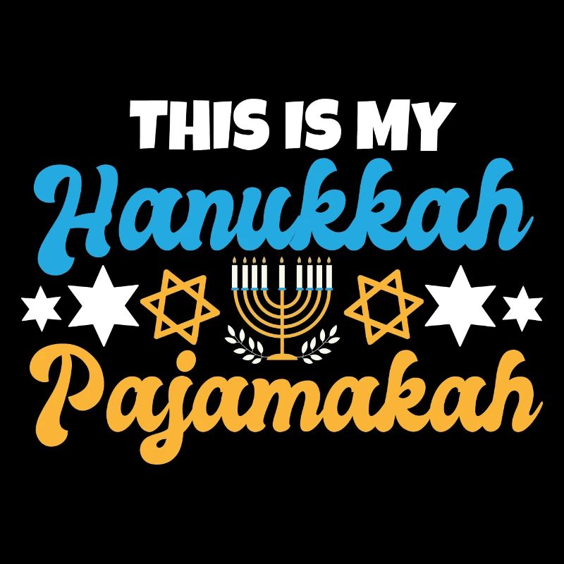C’est mon pyjama de Hanoukka juif assorti