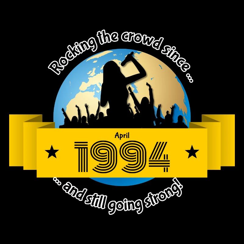 30. Geburtstag Rocking the crowd since 04/1994