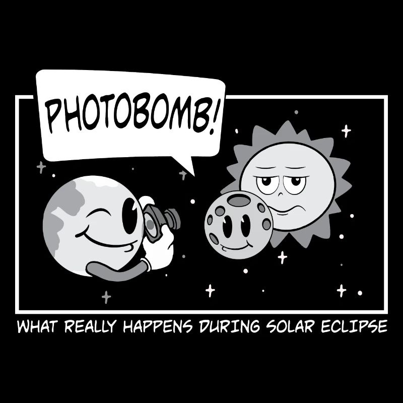 Total Solar Eclipse 2024 Totality Photobomb Sun