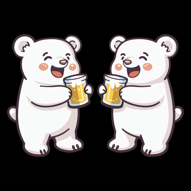 Polar Bear Beer Funny Booze