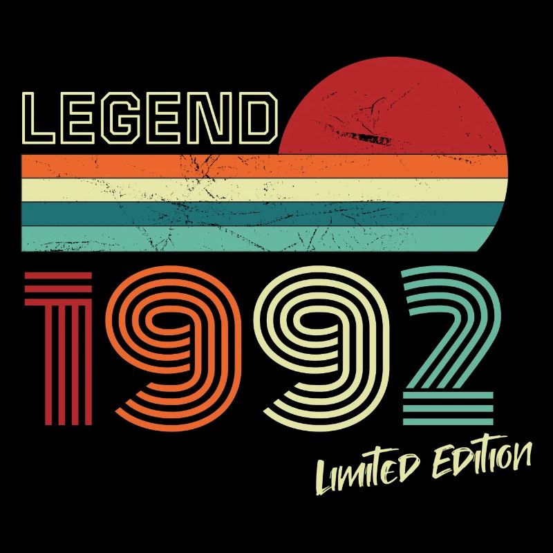 Legend 1992 Geburtstagsshirt Geschenk Jubiläum Par