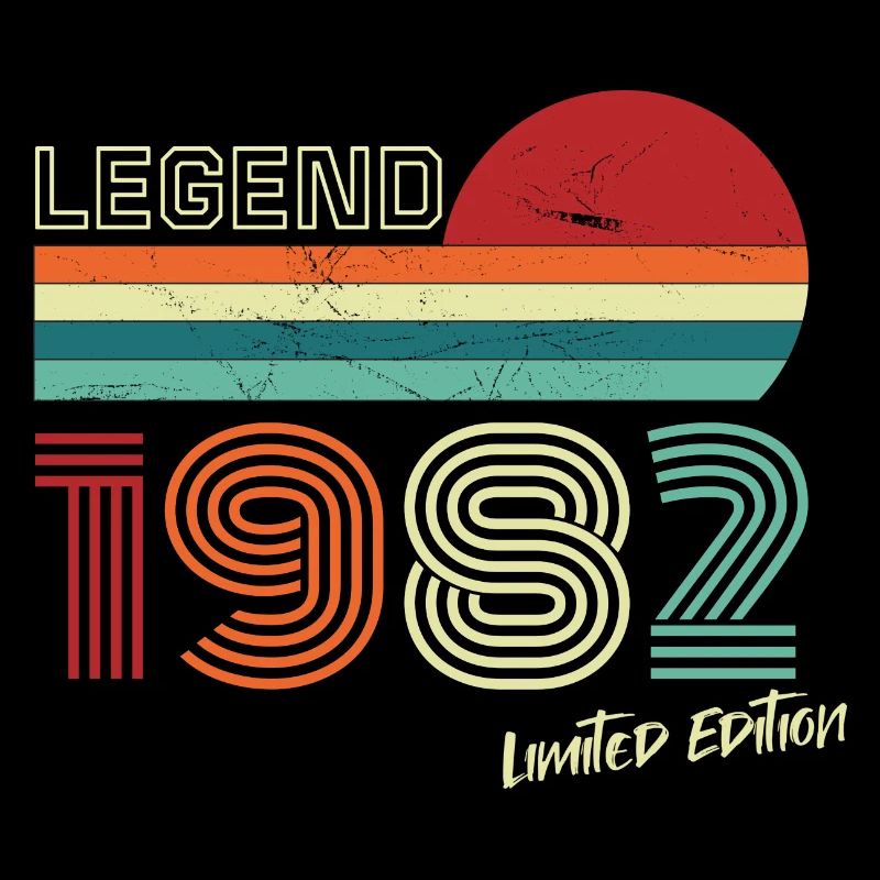 Legend 1982 Geburtstagsshirt Geschenk Jubiläum