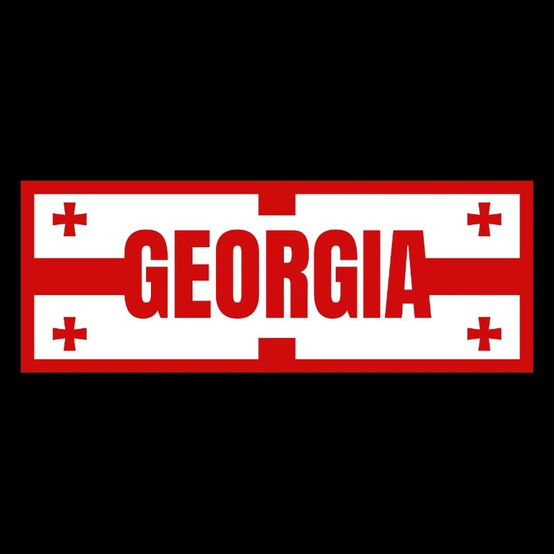Georgisches Flaggen-Design