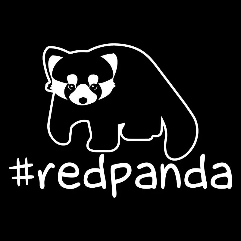 Funny Red Panda Hashtag