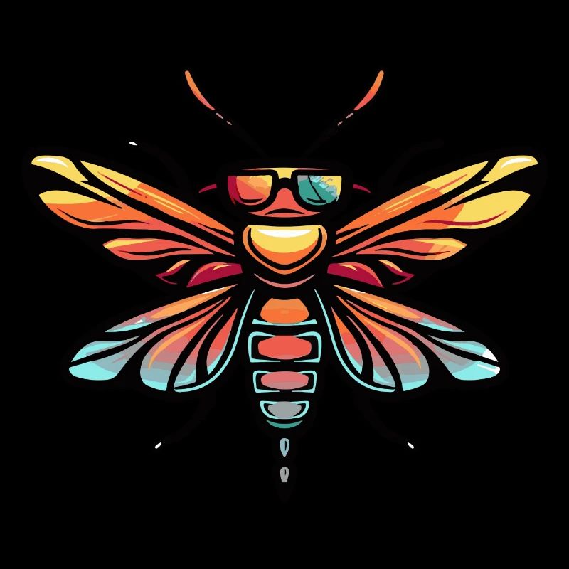 Libellule Bande Dessinée Cool