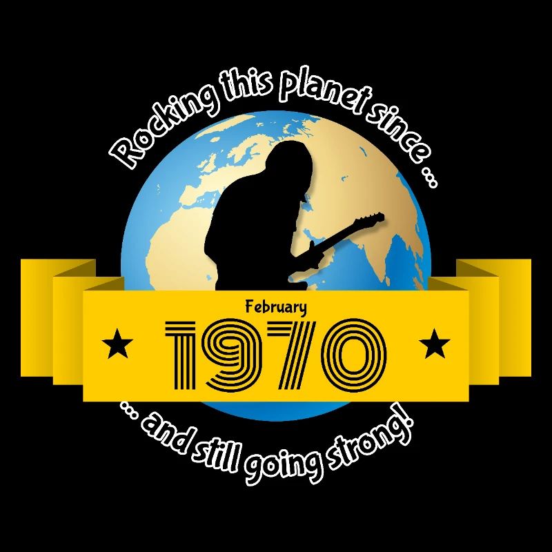 55. Geburtstag Rocking this planet since 02/1970
