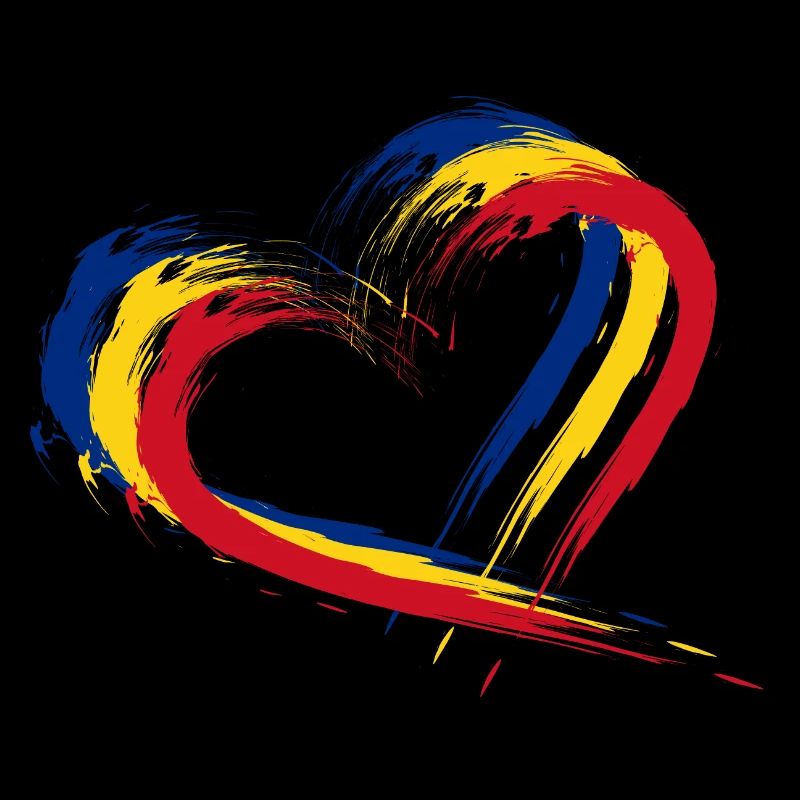 Drapeau, de, Romania., Roumanie, couleurs