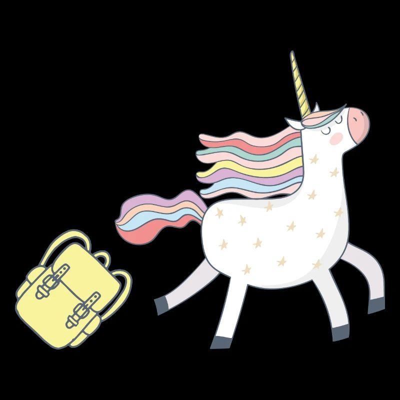 Einhorn geht zur Schule