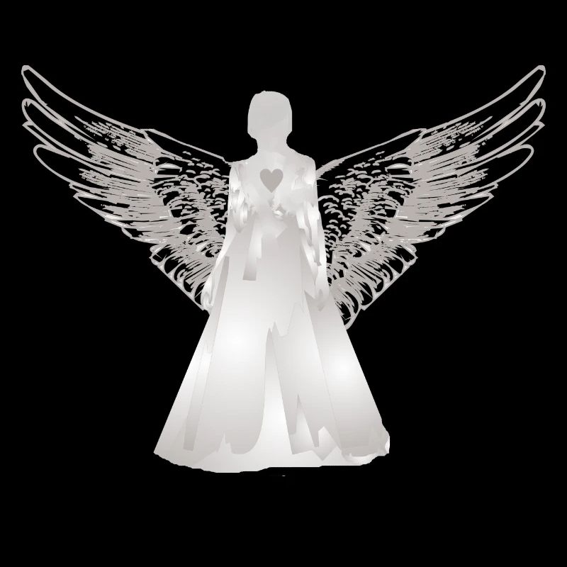 Engel Schutzengel mit Herz